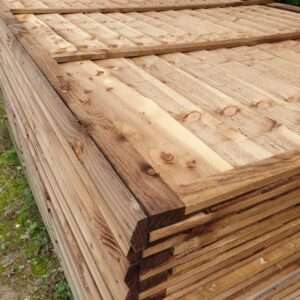 Rustic Fence Panel - Brown